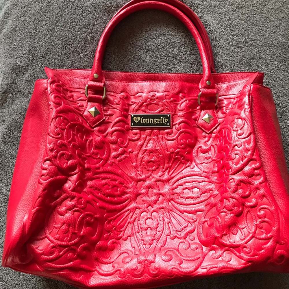 Red Loungefly tote